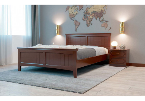 Кровать Грация-4 (Орех)+ основание ортопедическое