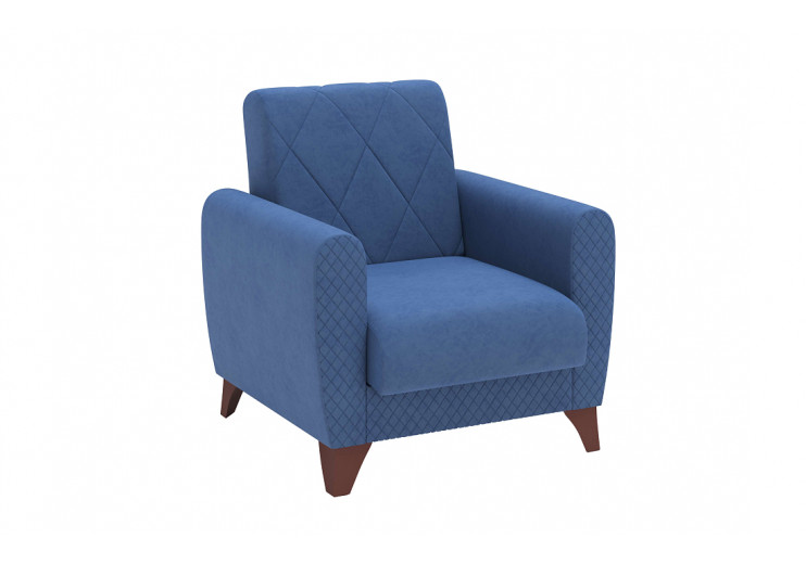 Эдвин М / Кресло для отдыха (велюр Ocean 018 синий)