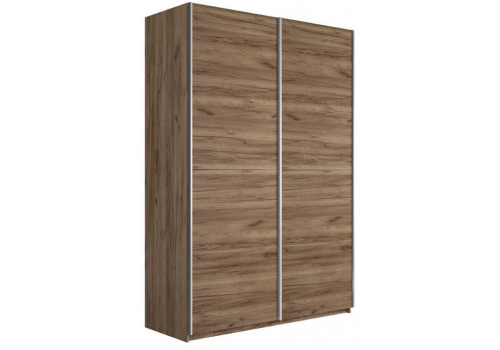 Шкаф-купе Прайм 2-х дверный (ЛДСП) Крафт табачный
